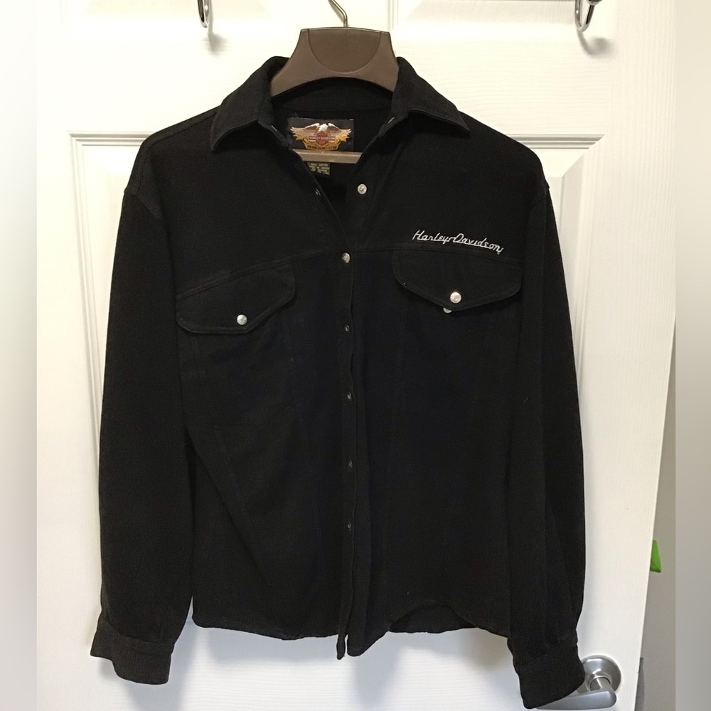 Ladies Harley Davidson Shirt / Jacket Sz M
